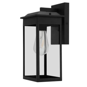   Vonkajšia nástenná lampa Remixori so skleneným tienidlom – moderné záhradné osvetlenie odolné voči poveternostným vplyvom