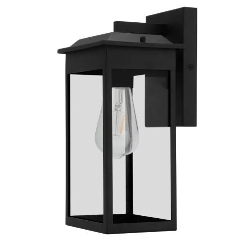 Vonkajšia nástenná lampa Remixori so skleneným tienidlom – moderné záhradné osvetlenie odolné voči poveternostným vplyvom