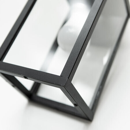 Vonkajšia nástenná lampa Remixori so skleneným tienidlom – moderné záhradné osvetlenie odolné voči poveternostným vplyvom