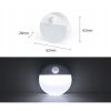 2 ks bezdrôtové LED nočné svetlo so senzorom pohybu – 3000K/6000K, magnetické, USB