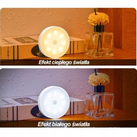   Ansal nočné svetlo s pohybovým senzorom – USB, teplé/studené svetlo