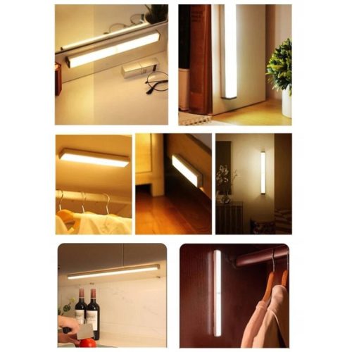 1 ks 20 cm LED osvetlenie skrinky – senzor pohybu a svetla, bezdrôtové kuchynské svietidlo