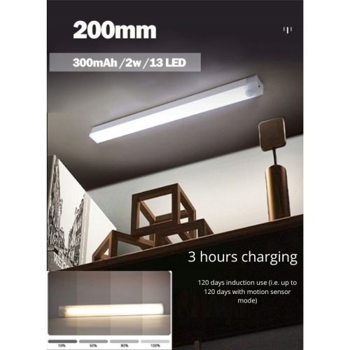 Ansal LED lampa so senzorom pohybu – USB, magnetická, nočné svetlo (2 ks)