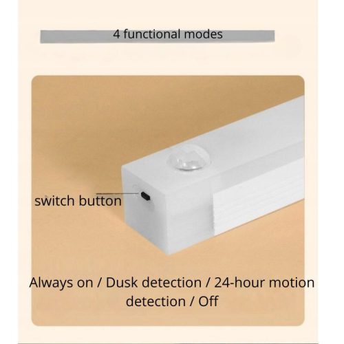 Ansal LED lampa so senzorom pohybu – USB, magnetická, nočné svetlo (2 ks)