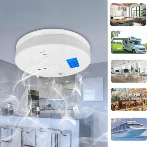 Detektor oxidu uhoľnatého s LCD displejom, detektor CO - 1 ks