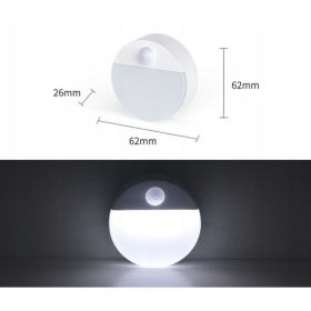 Bezdrôtové LED nočné svetlo so senzorom pohybu