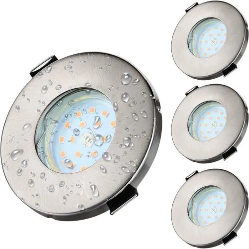 Zapustené stropné LED bodové svietidlo Kambo so 4 ks 6W GU10 žiaroviek