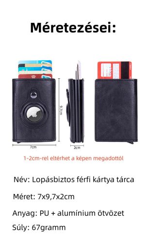 Peňaženka RFID Mini proti krádeži