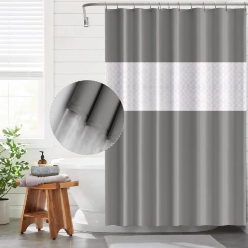 Kúpeľňový sprchový záves vodotesný 180x200 cm (sivý)