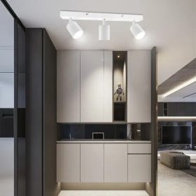 Otočné LED stropné svietidlo Kambo s 3 svetlami (biele)