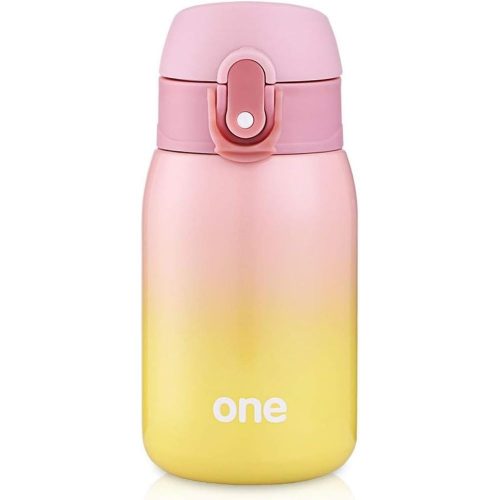 ONEISALL mini fľaša na vodu (žlto-ružová)