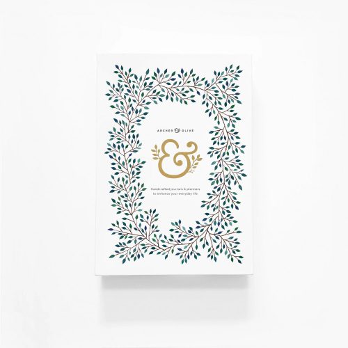 Bodkovaný poznámkový blok ArchiandOlive B5 (biely)