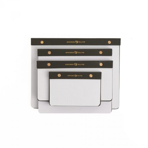 Bodkovaný poznámkový blok ArchiandOlive B5 (biely)