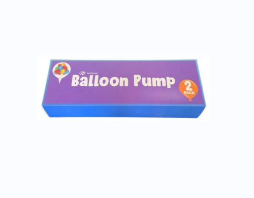 Ručná pumpa na balóny Linsition – 2-dielna sada pumpičiek na nafukovanie balónov na dekorácie a párty