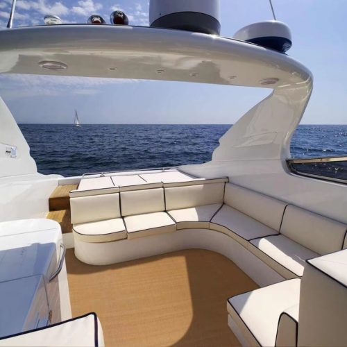 Samolepiaca EVA dlaždica na podlahu pre lode 2400x900x6 mm – svetlohnedý vzor teakového dreva, protišmyková, vodeodolná