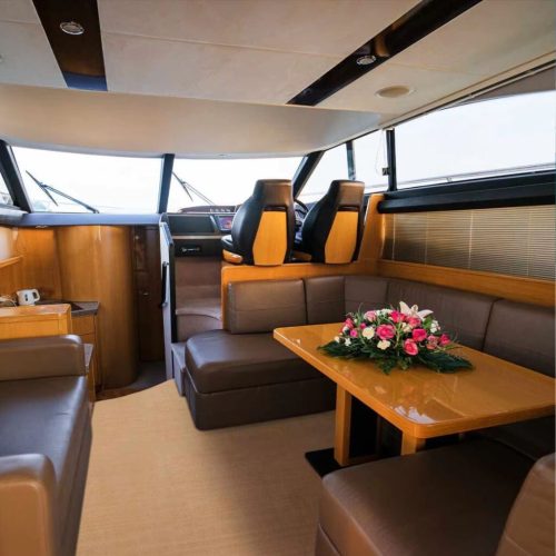 Samolepiaca EVA dlaždica na podlahu pre lode 2400x900x6 mm – svetlohnedý vzor teakového dreva, protišmyková, vodeodolná