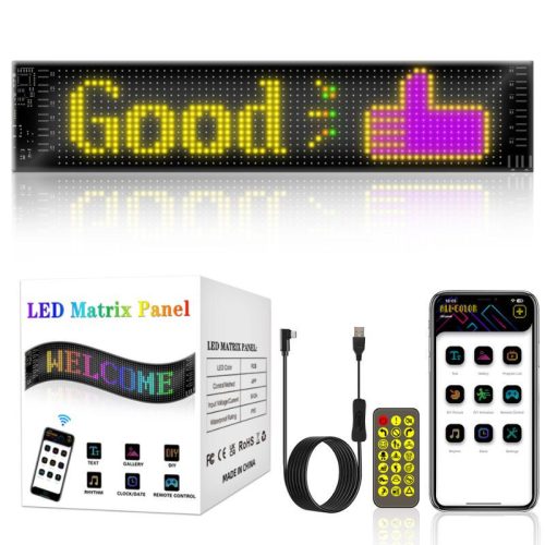 Programovateľná flexibilná doska HomeLEDPro s rozhraním Bluetooth, RGB LED displej - reklamná doska