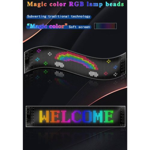 Programovateľná flexibilná doska HomeLEDPro s rozhraním Bluetooth, RGB LED displej - reklamná doska