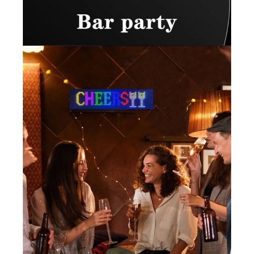 Programovateľná flexibilná doska HomeLEDPro s rozhraním Bluetooth, RGB LED displej - reklamná doska