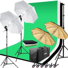   Profesionálna sada na fotenie Hakutatz so systémom osvetlenia a pozadia
