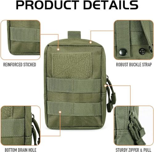 Taktická sada 2 kusov – zelená, odolná a praktická