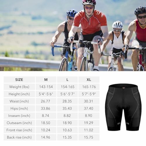 Pánske cyklistické nohavice JIKKO 4D s polstrovaným zadným dielom, veľkosť M