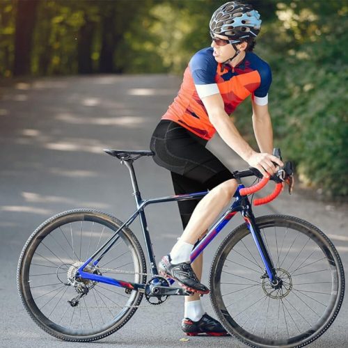 Pánske cyklistické nohavice JIKKO s 4D polstrovaným chrbtom, veľkosť L