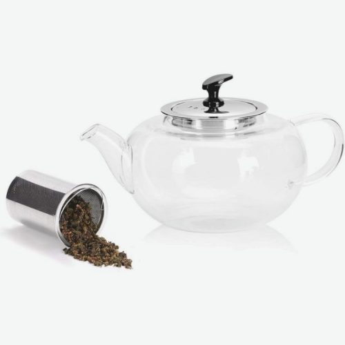 Inavis sklenená kanvica na čaj 680 ml (plochá)