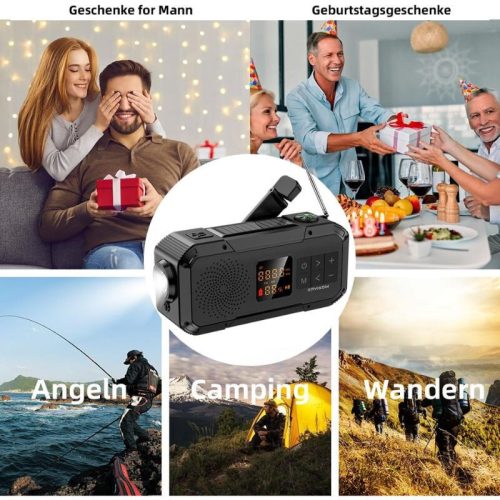 Multifunkčné rádio Kayinow - čierne