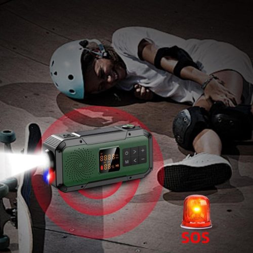 Multifunkčné rádio Kayinow – čierno-zelené