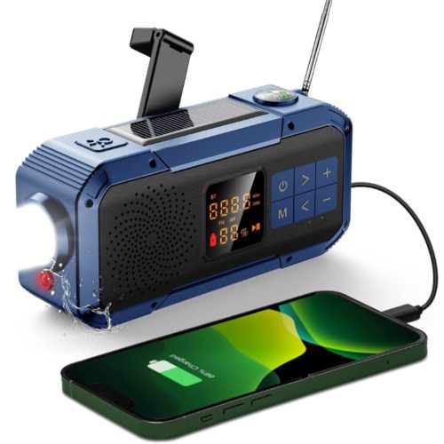 Multifunkčné rádio Kayinow - modro-čierne