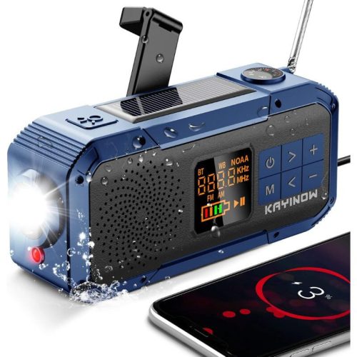 Multifunkčné rádio Kayinow - modro-šedé