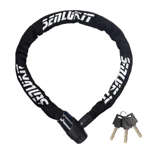 Zámok na bicykel SenluKit s kľúčom – oceľový zámok na bicykel úrovne 5 s ochranou proti krádeži pre vonkajšie použitie