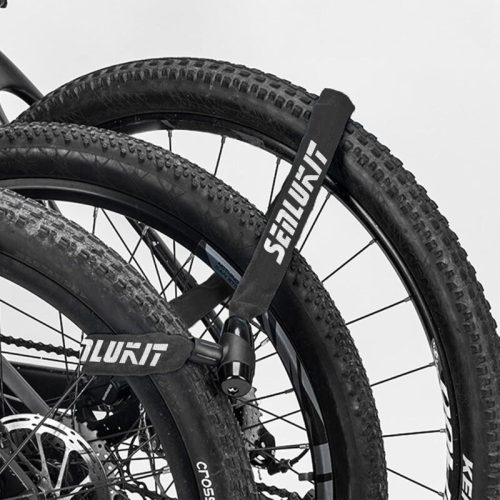 Zámok na bicykel SenluKit s kľúčom – oceľový zámok na bicykel úrovne 5 s ochranou proti krádeži pre vonkajšie použitie
