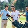 Súprava ochranných návlekov na hlavy golfových palíc LZGOPE – 3 ks (červené)