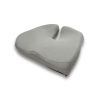Ortopedický, ergonomicky tvarovaný sedací vankúš z pamäťovej peny Benazcap – sivý