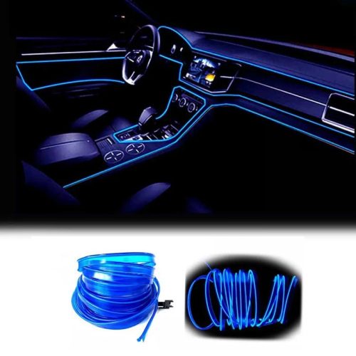OneLED LED pásik do auta, strihateľné LED svetlo, USB nabíjanie 3m (modré)