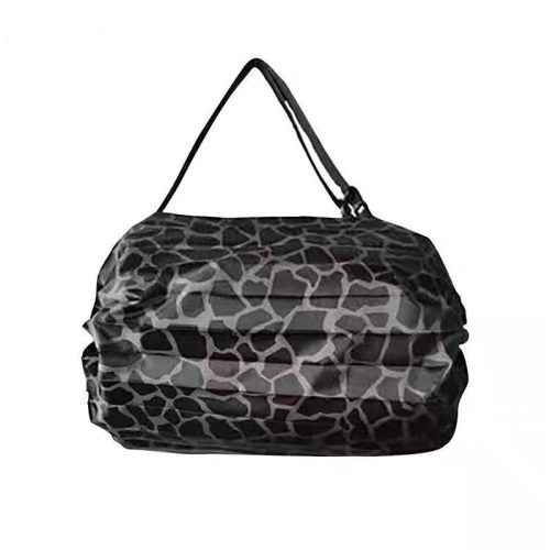 Skladacia nákupná taška BShy (čierny vzor)