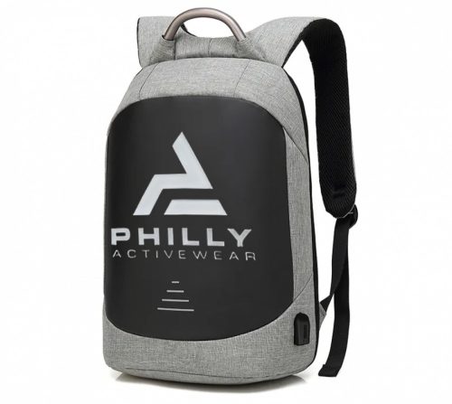 Nabíjací batoh na laptop Philly Active-Wear USB (sivý)