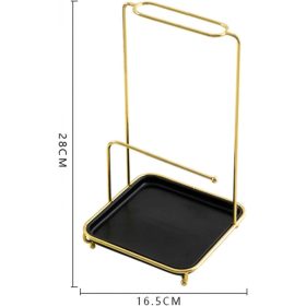 Stolný stojan na šperky 16, 5x 28 cm 2ks (zlato-biely)