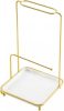 Stolný stojan na šperky 16, 5x 28 cm 2ks (zlato-biely)