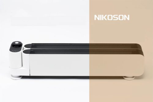 Elektrický ohrievač Nikoson so zvlhčovačom – Energeticky úsporný grafénový ohrievač vzduchu do kúpeľne a obývačky