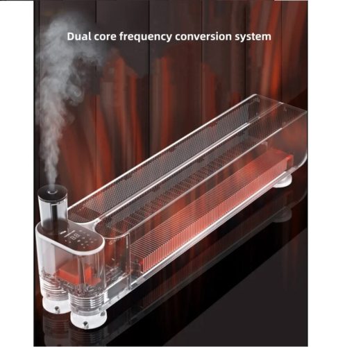 Elektrický ohrievač Nikoson so zvlhčovačom – Energeticky úsporný grafénový ohrievač vzduchu do kúpeľne a obývačky