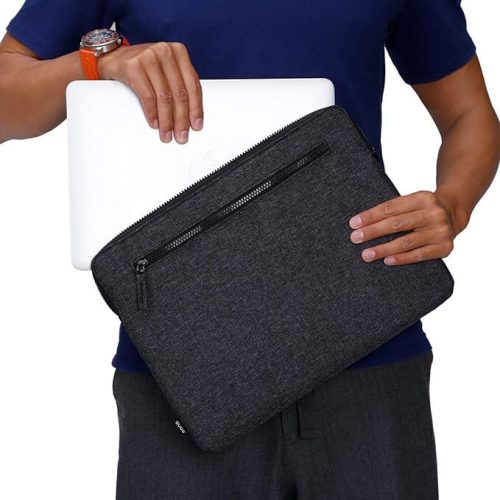 Taška na notebook Eono pre 14-palcové zariadenia – vodotesné, tenké puzdro v tmavosivej farbe