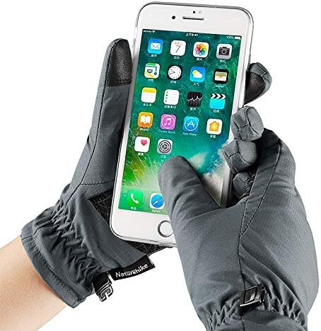 Naturehike lyžiarske rukavice pre dospelých, vodeodolné, sdotykovým displejom – veľkosť XL