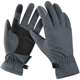   Naturehike Zimné nepremokavé dotykové lyžiarske rukavice veľkosť L – teplé sivé športové rukavice