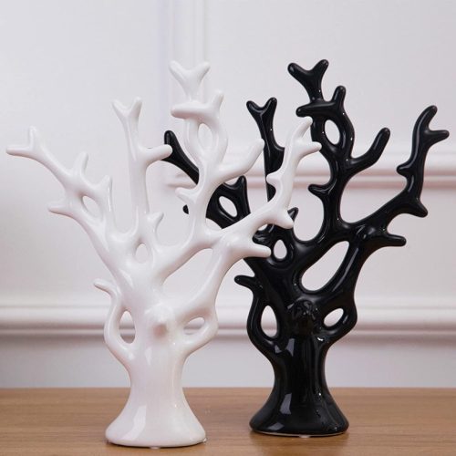 Biela koralová stromová ozdoba