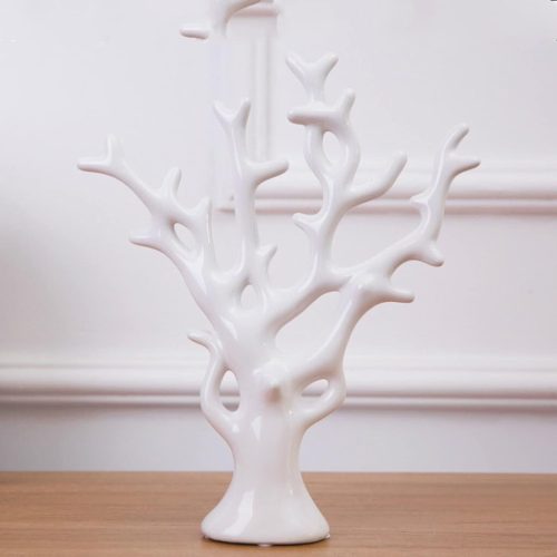 Biela koralová stromová ozdoba