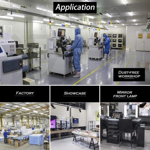 Sada žiarivkových LED lámp – 4 ks, 120 cm, 40 W úsporné osvetlenie