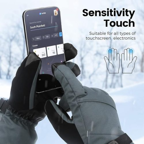 Lyžiarske rukavice Sefzone Touchscreen L – unisex, teplé a pohodlné